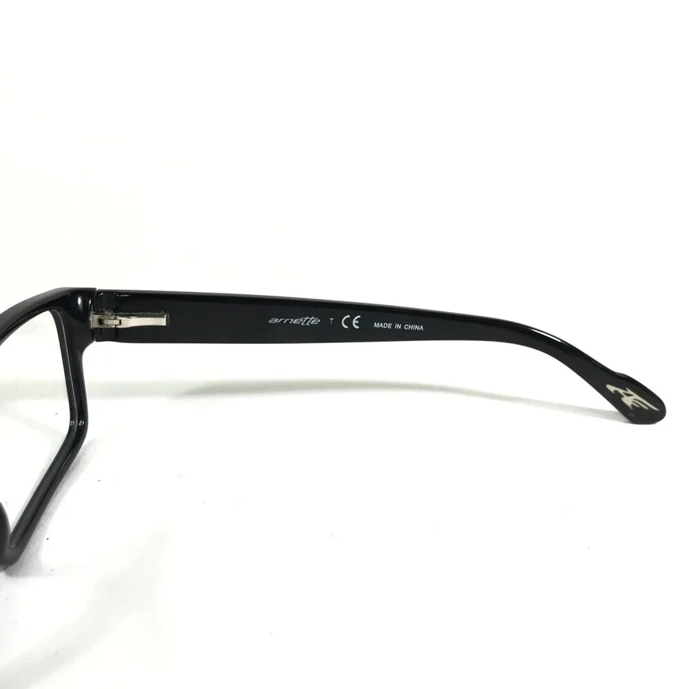 Arnette MOD.7059 1143 Eyeglasses Frames Black Rectangular Full Rim 55-15-140